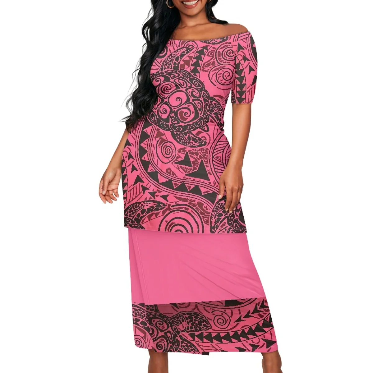 Shop Custom Plus Size Samoan Puletasi Prom Dresses