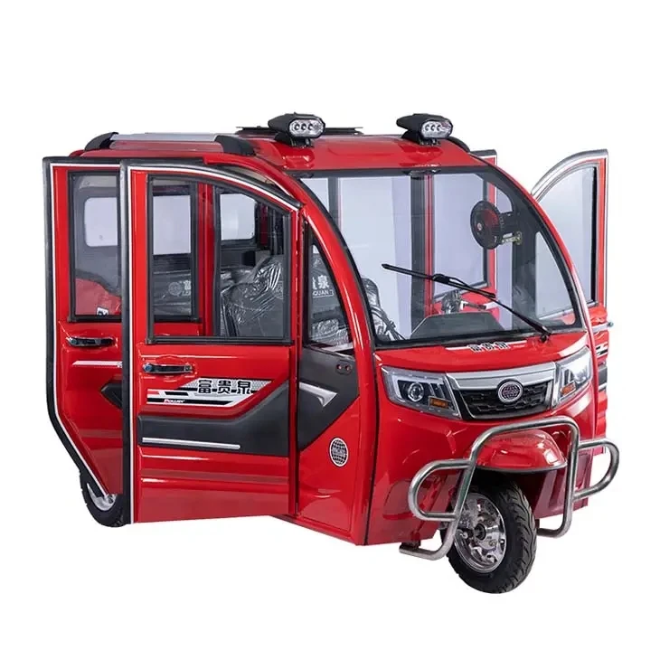 2024passenger Motorized Tricycle With Cabin Moto Taxi Gasoline Tvs ...