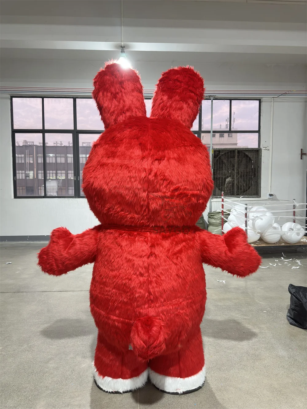 Outfit Inflatable Rabbit Mascot Costume for Birthday Party Dress 2/2.6m Inflatable Costumes Rabbit Mascot