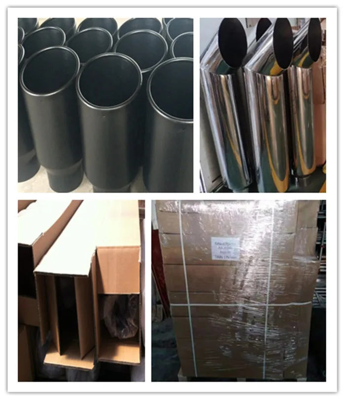 Black Powder Coated Diesel Exhaust Tips Truck Muffler Tips Buy Truck