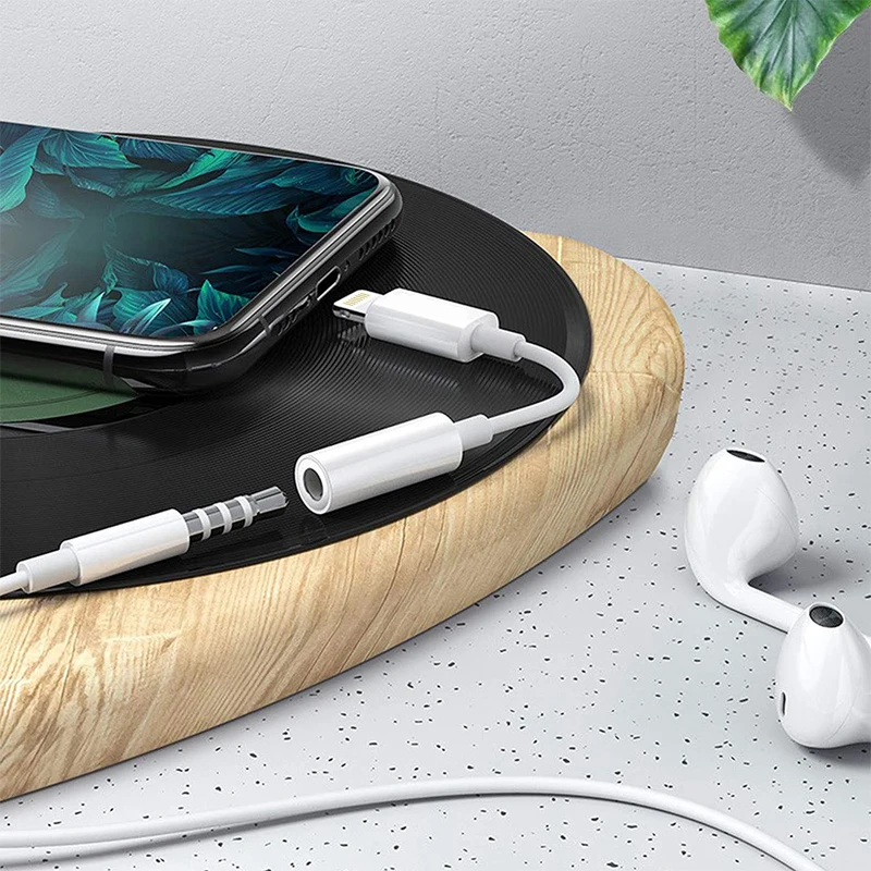 Разветвитель для кабеля-адаптера Lighting на 3,5 мм, Aux-разъем для зарядки, аудиоадаптер для наушников, автомобильный адаптер для наушников для iphone