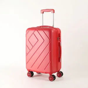 Wholesale High Quality Abs Trolley Suitcase Hard Shell 3 Pieces 4 Spinner Wheels Luggage Set