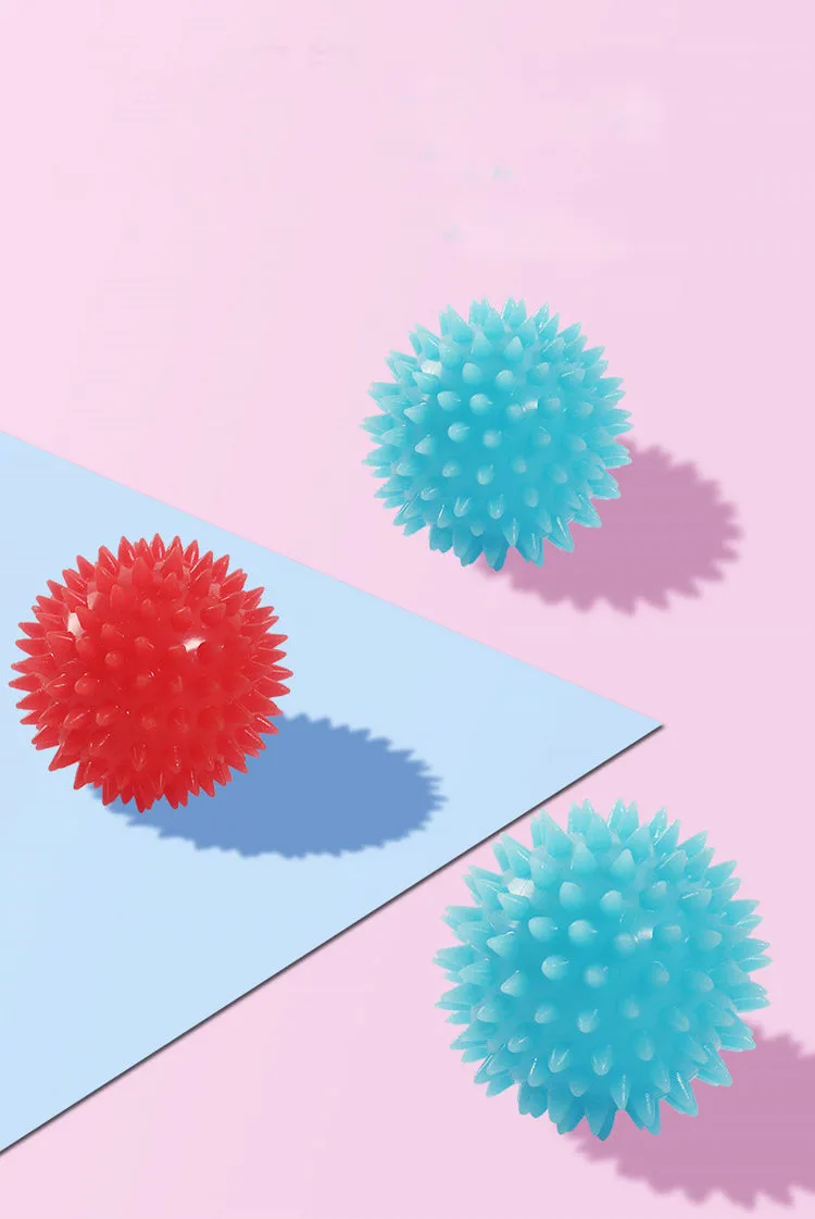 Массажный мяч «Ежик» для раннего детства, тренировочный сенсорный мяч для реабилитации, пальмового массажа, йоги