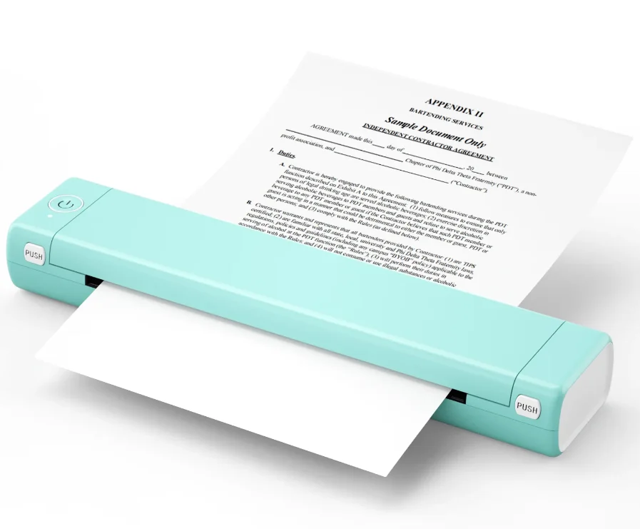 Papier Thermique Phomemo A4 - 100 Feuilles - Pour Imprimantes Thermiques Portables