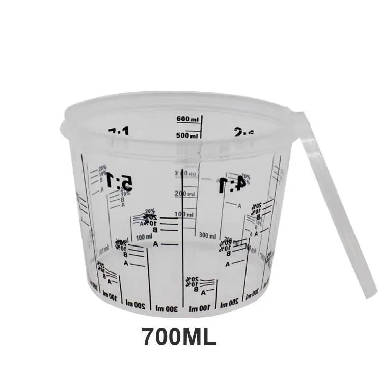 Zalati Tavolozze Tazze In Silicone Per Versare Vernice Bottiglia Riutilizzabile Divisori Per Pittura Fai Da Te Fluid Art – 5 Canali