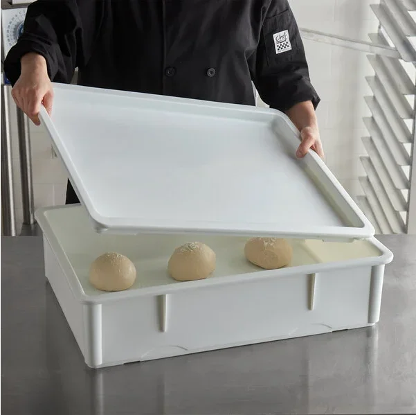 Commercial Kitchen & Restaurant Equipment Stackable Plastic Pizza Dough ...