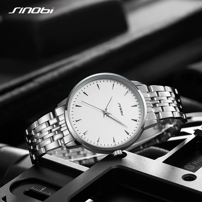 SINOBI Exceptional Stainless Steel Band Men's Quality Watch Formal Male  Watch Japanese Movement Vintage Quartz Watches S9823G| Alibaba.com