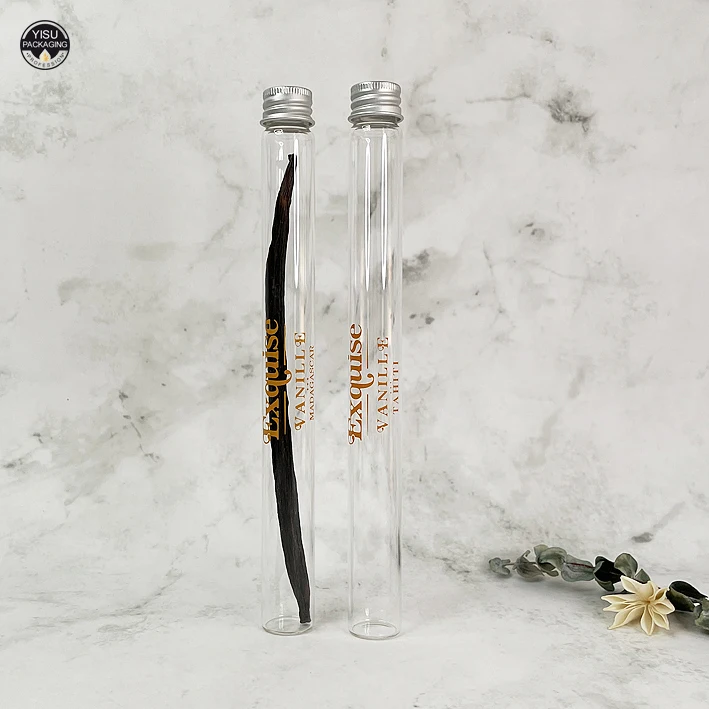 Siwak Sewak Miswak Stick Custom Packaging Glass Tube w Screw Cap or Cork