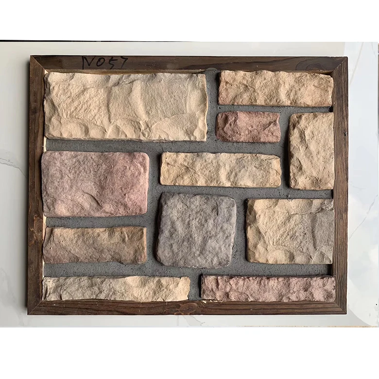 Heat Resistant Lightweight Manufactured Limestone Design Faux Cement Mold Artificial Stone Wall Panel