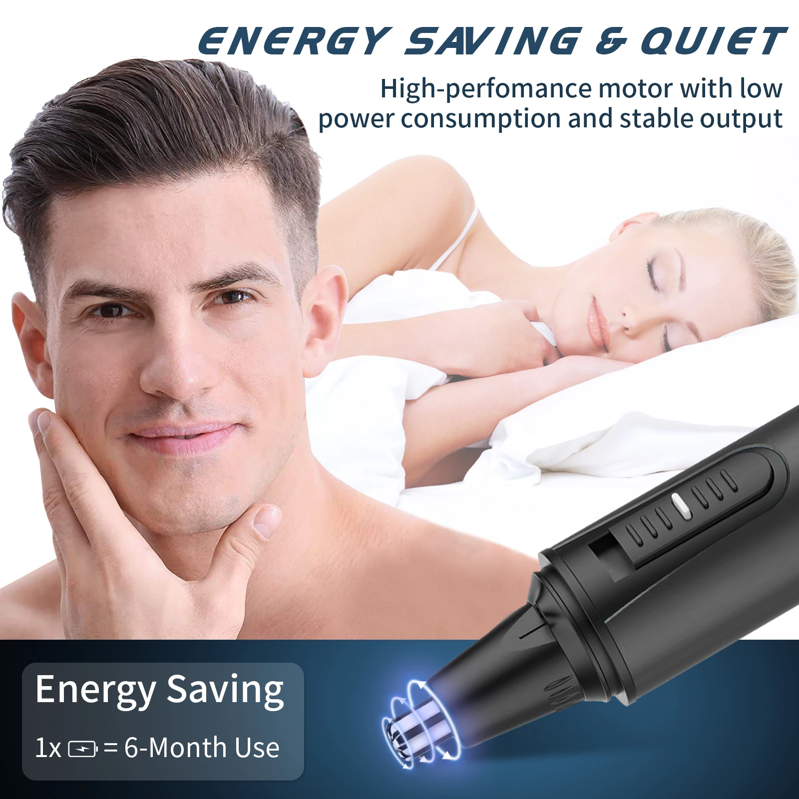 2021 3в1 Мини Usb Электрический перезаряжаемый водонепроницаемый безболезненный лицевой ушной и носовой триммер для бровей и волос для мужчин