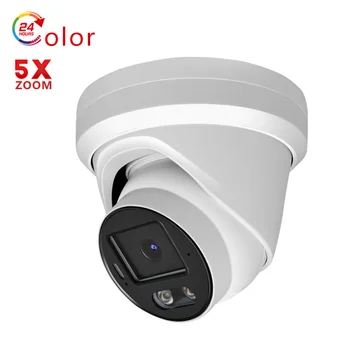 5mp 5X Zoom ColorVu Full Color Surveillance PoE IP Cameras Dual-Light Colorvu Waterproof CCTV Network Camera Outdoor