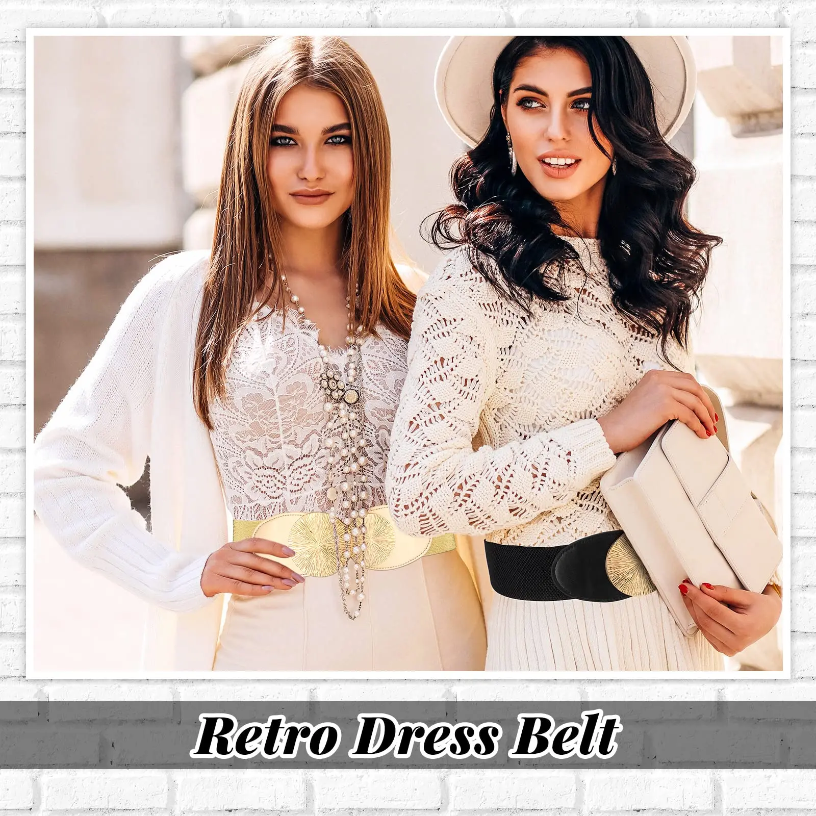 Женские эластичные винтажные ремни с широкими поясами