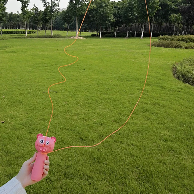 Hélice Lanceur De Corde Zip String – Jouet Pour Chat Et Anti-stress – ABS, Portable, Fonctionne Avec 2 Piles AA (non Incluses)