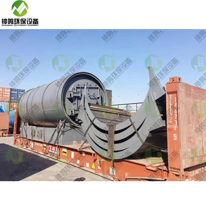 New Product Microwave Fast Pyrolysis Reactor 40-90% Fuel Oil Extract Oil From Solid Waste Plastic Oil, Carbon Black 2 Years ZM