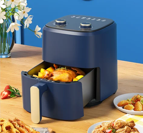 Wholesale Kitchen Appliances Small Airfly Home Air Fryer 5l with Timer and Temperature Knob Control