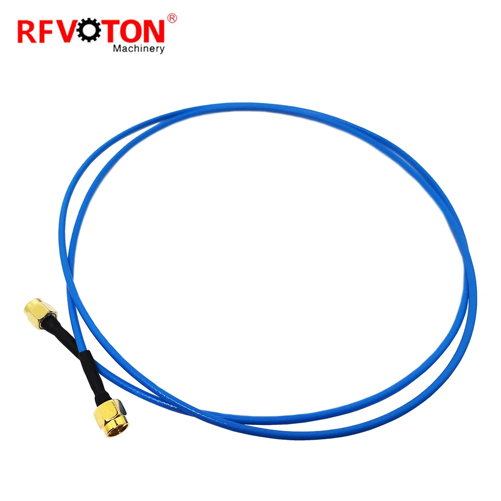 Factory Supply Sma Male to Sma Male Plug Macho SS405 Copper Rf Coaxial Coax Jumper Cable Assembly 5cm Rohs in Stock