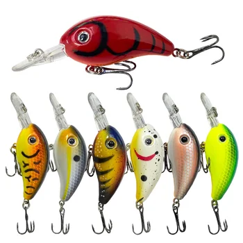 Long Casting Stainless Steel Live Bait Rock Fathead 43MM/5G Printed Freshwater Bass Crappie Catfish Sea Fishing Lure – Lure – view 2