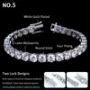 White Gold Plated 6mm