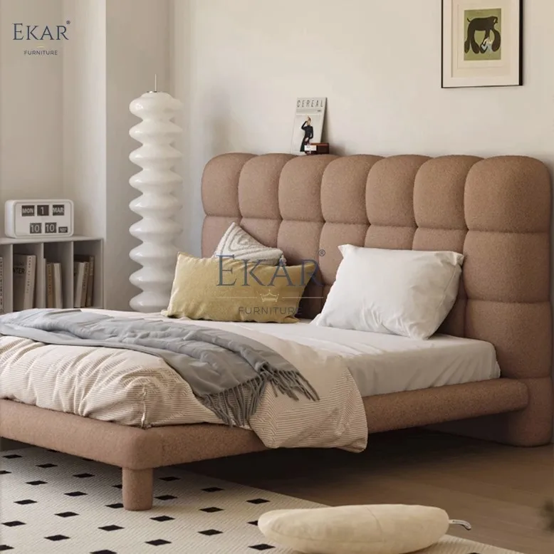 product new design ekar comfortable sherpa bed back bedroom bed-59