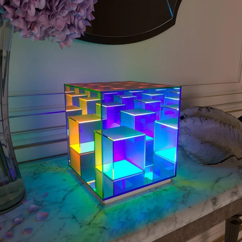 color cube night light