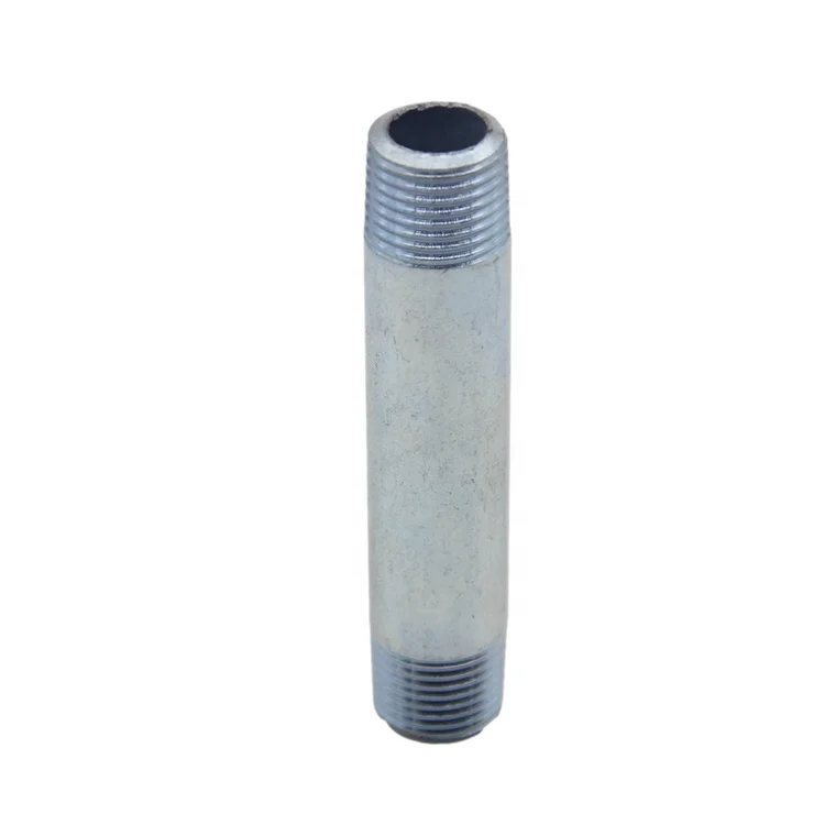 Custom 1/8 1/2 3/4 1 Inch Threaded Fitting IPS NPT Carbon Steel  Pipe Nipple