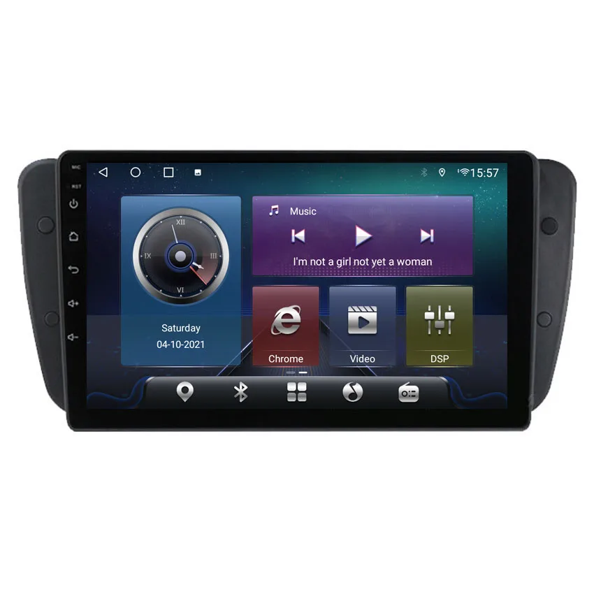 4G DSP Head Unit  Android for Seat Ibiza 6j MK4 GPS Navigation Stereo Car Radio Multimedia Video Player Autoradio 2 Din DVD