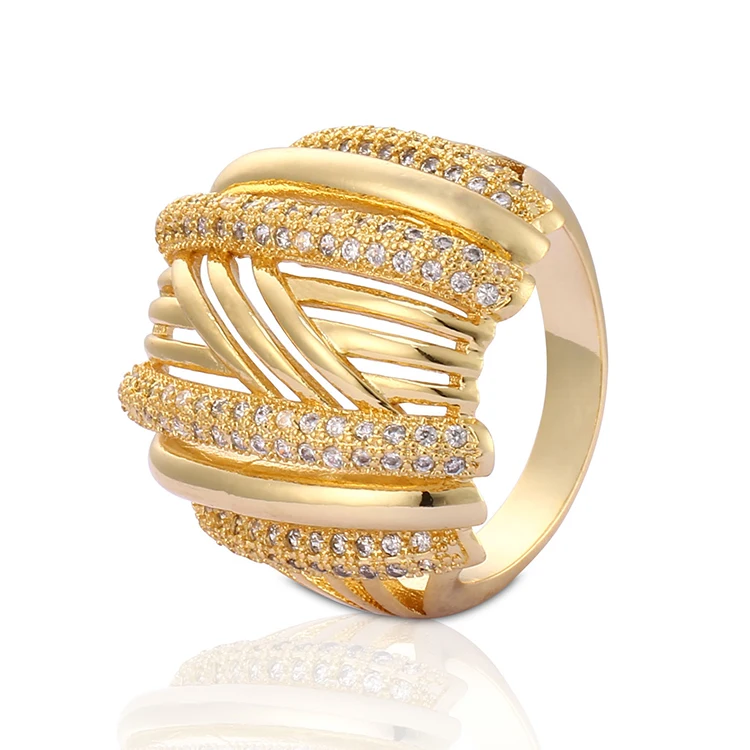 Manufacturer of 22k yellow gold fancy single stone cz ring | Jewelxy -  204735