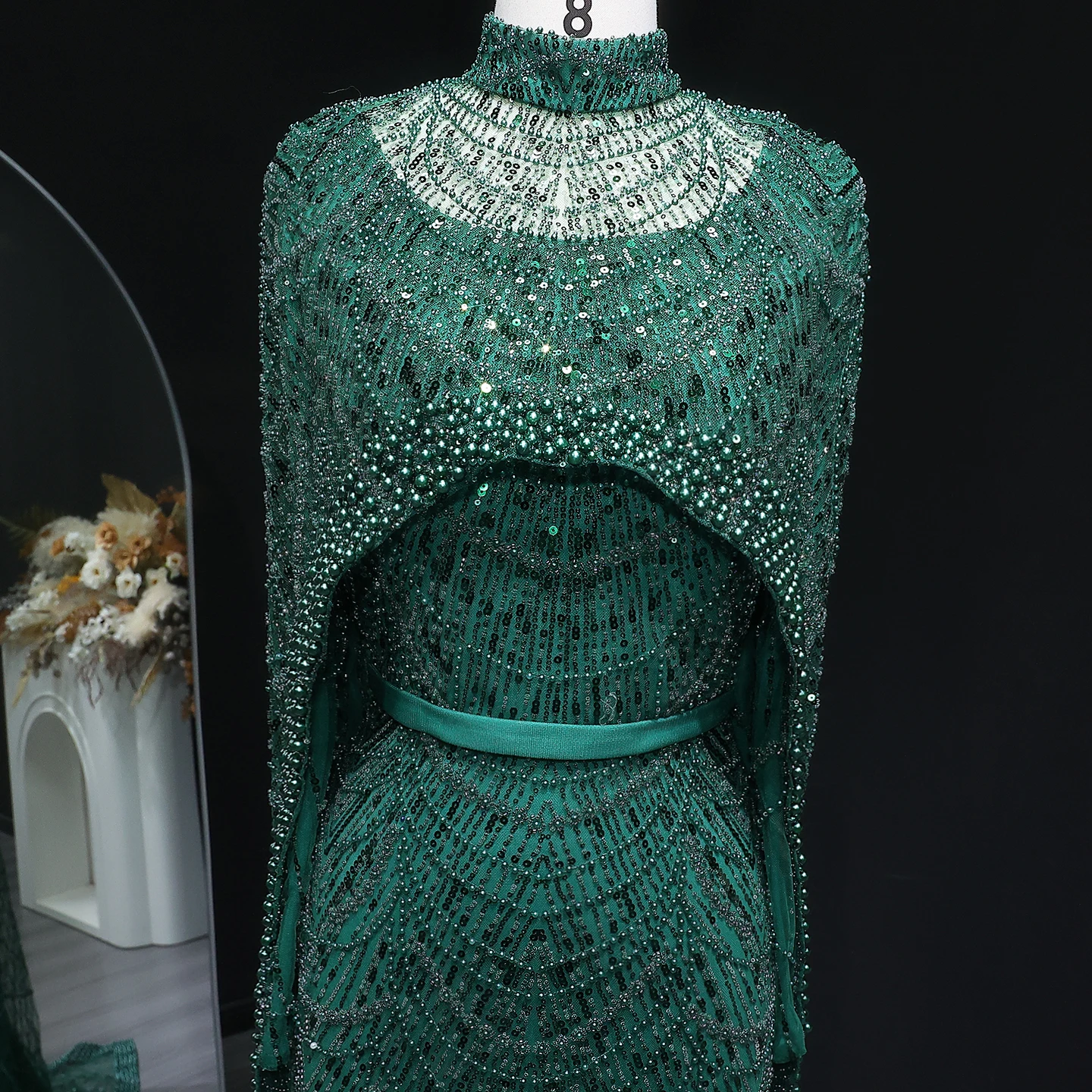 Sharon Said SS369A Dubai Royal Blue Luxury Dress for Weddings