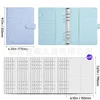 ชุดของขวัญดอกยิปโซ A5 - สีฟ้า - 4 ช่องตาราง - ฟิล์มกันรอยหน้าจอ 25 ชิ้น