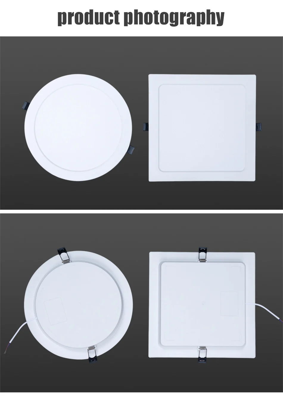 2024 New Design Modern Indoor Led Panel Light Recessed Mounted 12w/18w ...