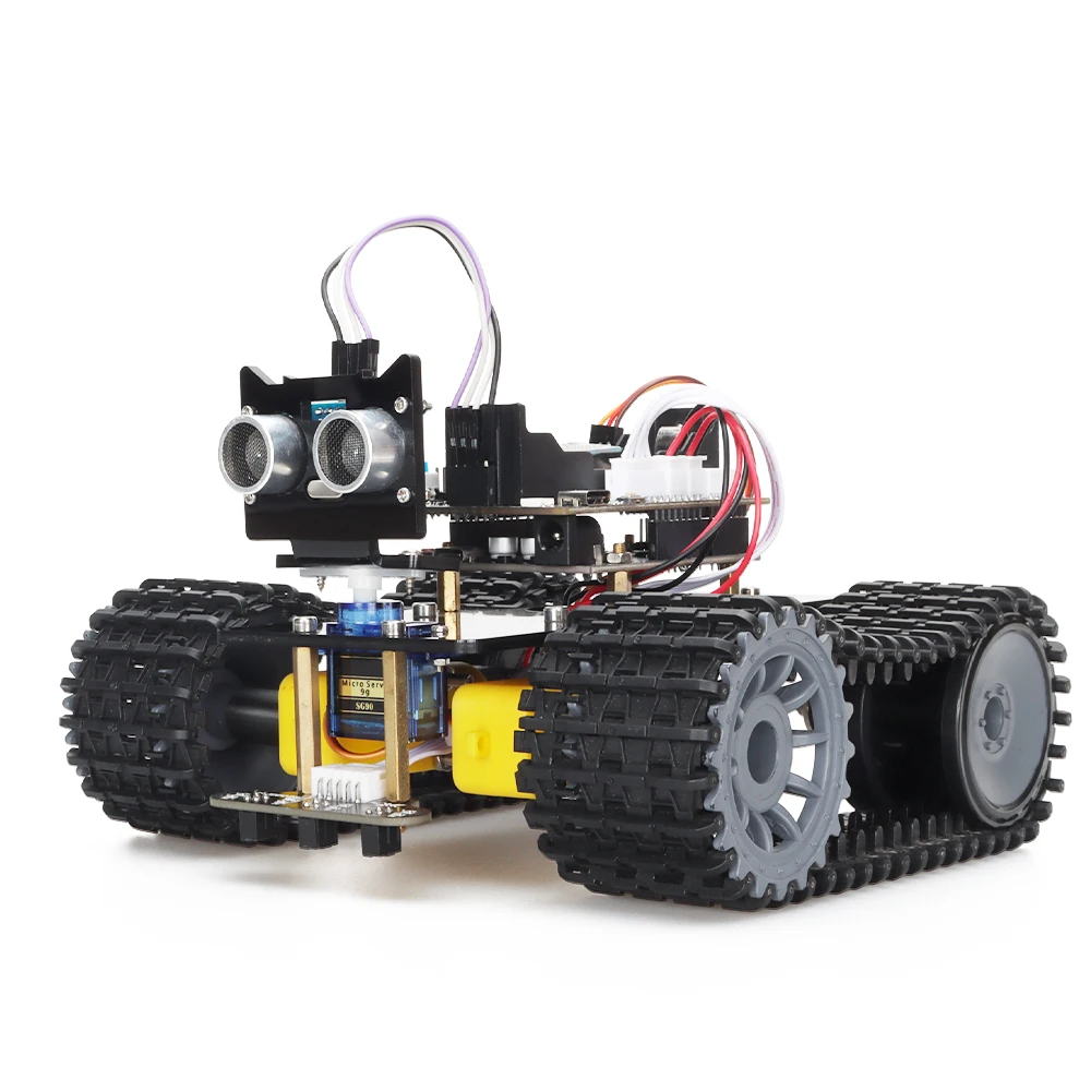 2023 DIY Wireless Tank Track Robot Tank Chassis Robot Learning Starter Kit