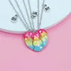Argento Tre set di collane a farfalla