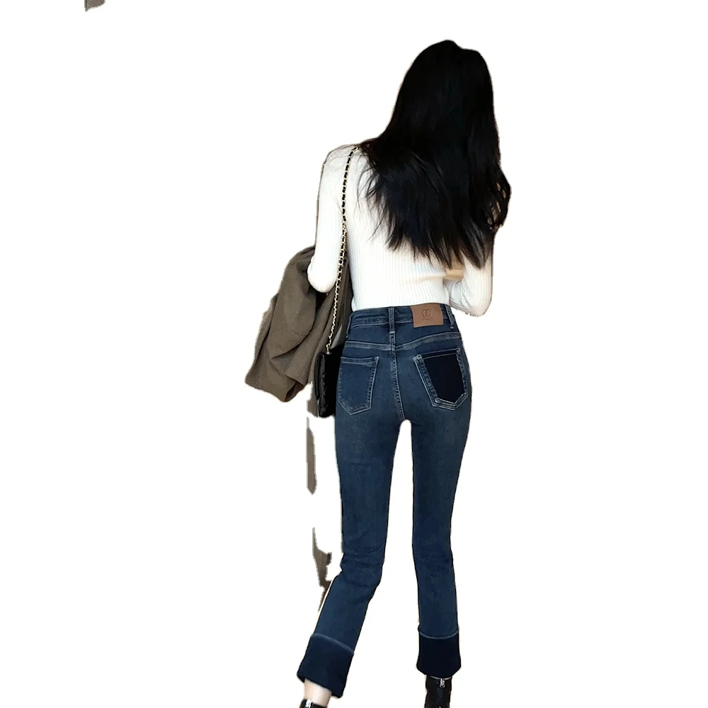 X-mier 2022 Nuovo Stile Moda Popolare Jeans A Vita Alta Elasticizzati Di  Alta Qualità Neri Da Donna Slim Fit - Buy X-mier 2022 Nuovo Stile Popolare  Di Modo A Vita Alta Di