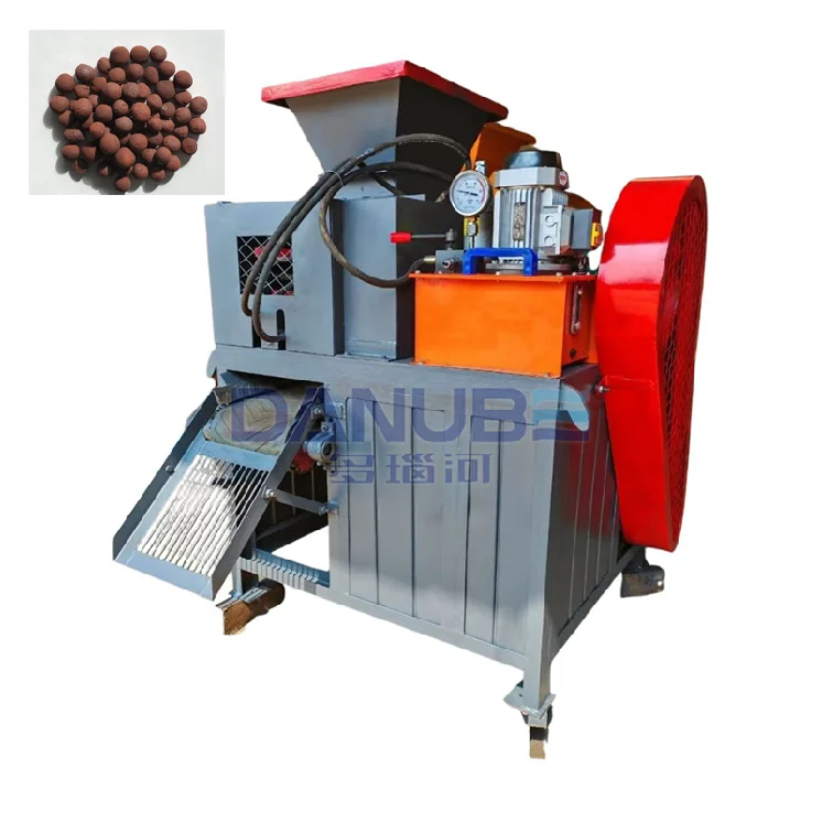 OEM High Efficiency Powder Briquetting Machine Red Mud Briquetting Equipment Powder Ball Press Machine