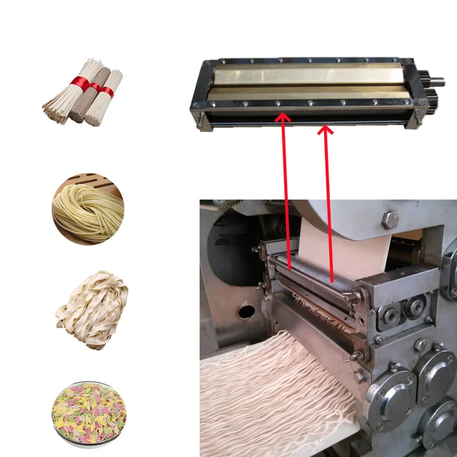 China Direct Sales Burr-free Commercial SUS304 Fried Instant Noodles Slitter for Industrial Noodle Maker Machine