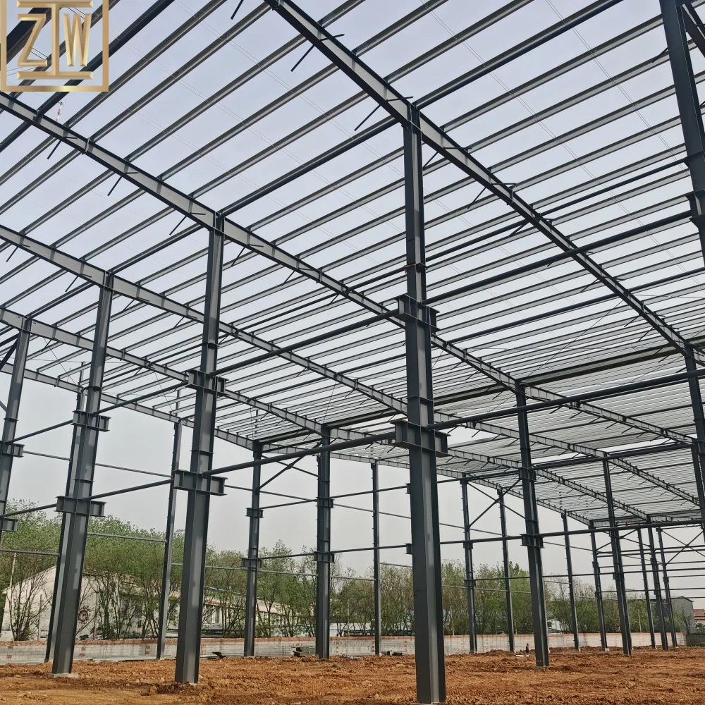 Prefabricated Warehouse Steel Warehouse Steel Frame Construction Building Prefabricated Workshop Industrial Factory