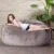 Dropshipping Memory Cotton Puff Bean Bag Couch Cover filling Large Living Room Chairs Bean Bag Sofa NO 2