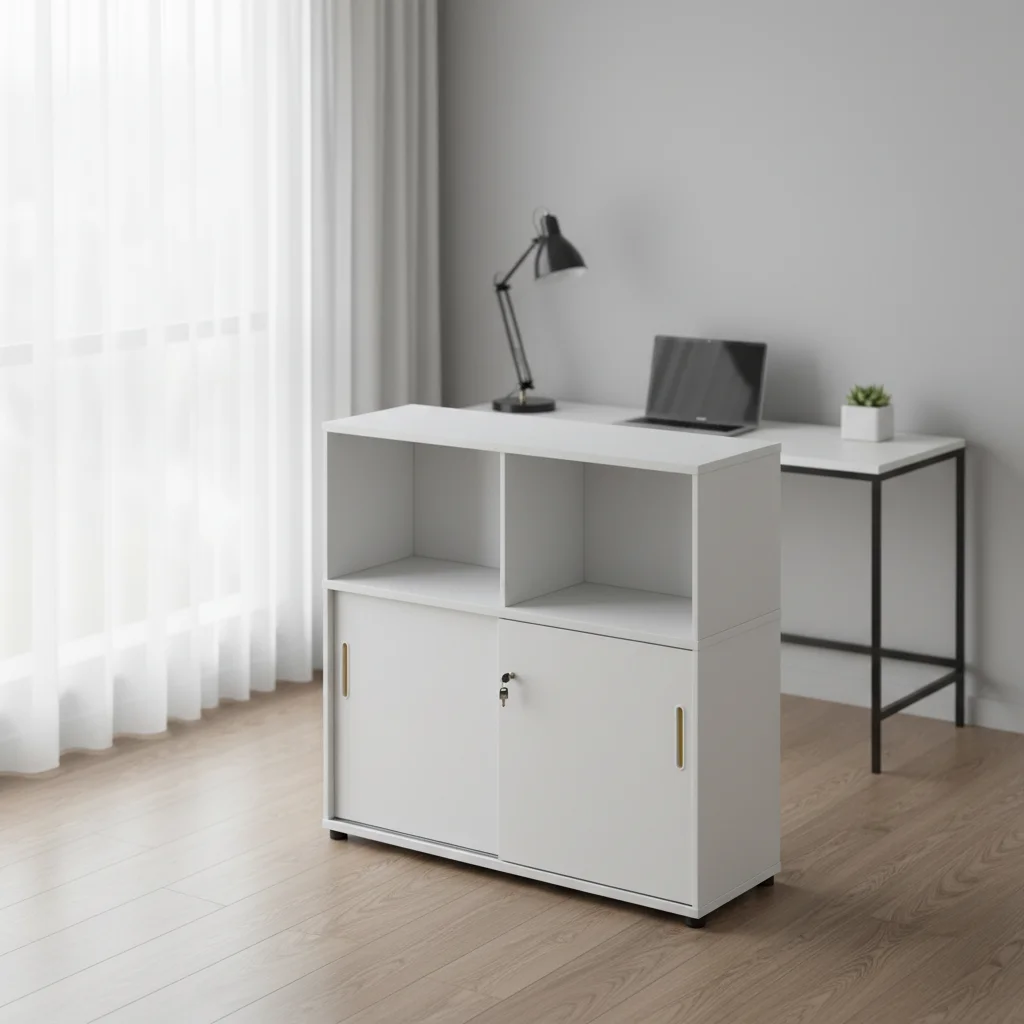 Premium Sliding Door Filing Cabinet Office Storage System Document Organization Modern Furniture 2