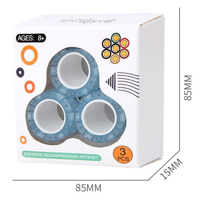 Fidget Spinner Rings Stress Relief Sensory Toy Camouflage Color