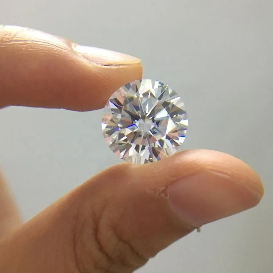 Loose Gemstone Wholesale Round Brilliant Cut Moissanite Diamond DEF Color Moissanite Stone Price Per Carat For Ring