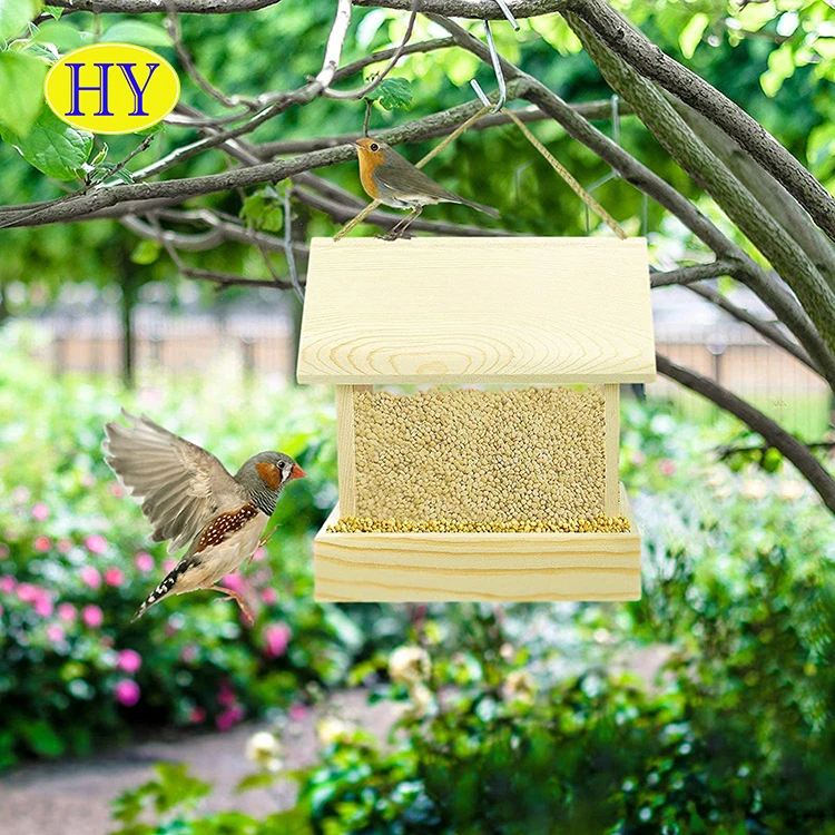 Large Custom Cheap Wooden Bird Houses Bird Feeder With Crafts Wood Birdhouse