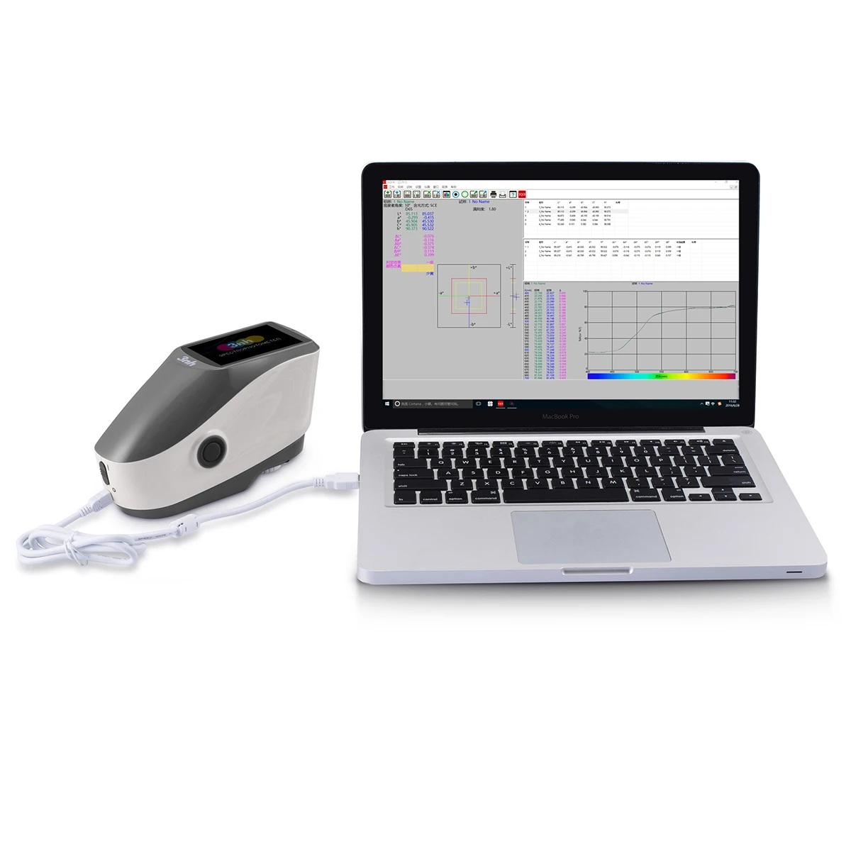 3nh YD5050 Spectro Densitometer for Printing Paper Industry Color Delta E Meter and Optical Density CMYK Measurement