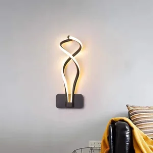 Modern Nordic Indoor LED Wandlamp Creative Aluminium Wall Light for Home Hotel Office-for Bedroom Lighting