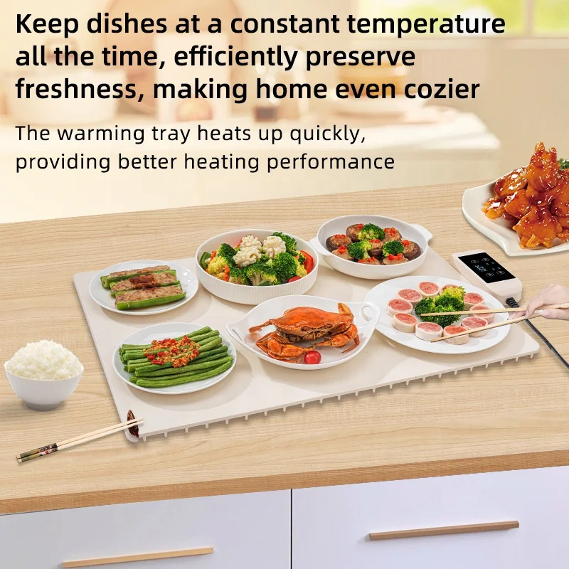 Portable Home Warming Board Multifunctional Hot Plate Foldable Warming Pad Milk Tea Water Constant Warming Pad 4