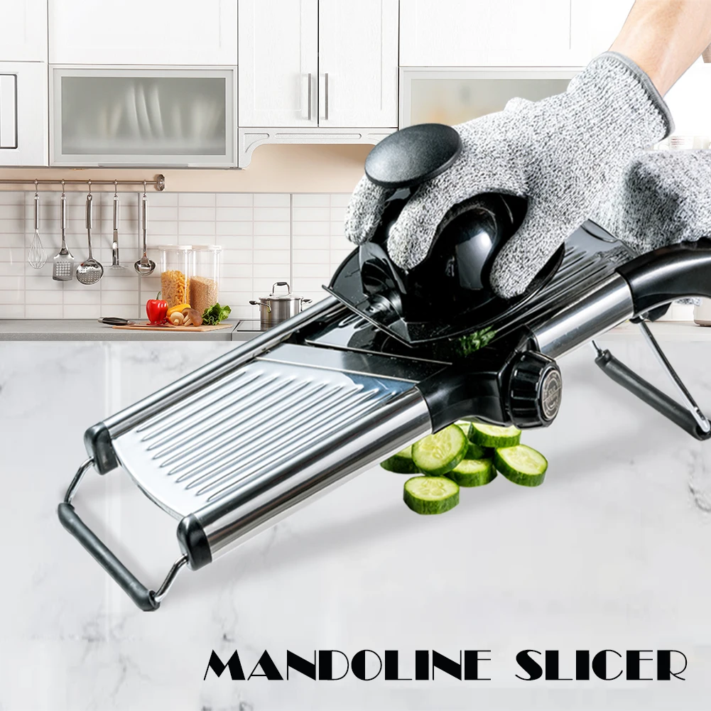 manual vegetable slicer adjustable mandoline slicer