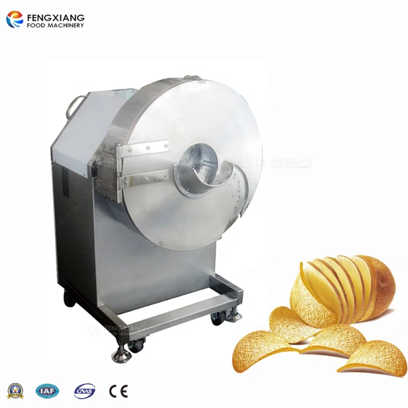 Commercial electric potato chips slicing machine fruit cutting