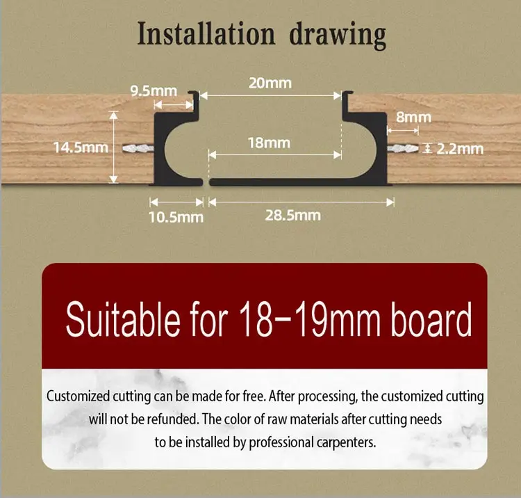 Modern Simple Styles Pull Handle Black Kitchen Gold Minimalist