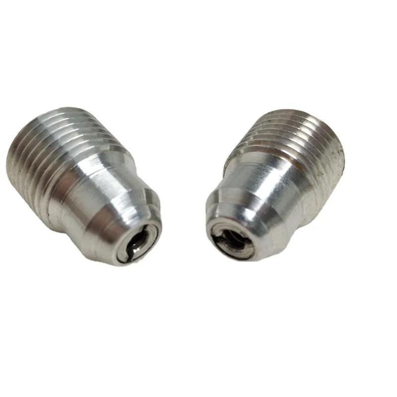 HI-TEK Heavy-Duty Internal Check Wellhead Grease Fitting, 1/4" to 1/2" NPT, 10,000 PSI, NACE Compliant for Oil & Gas