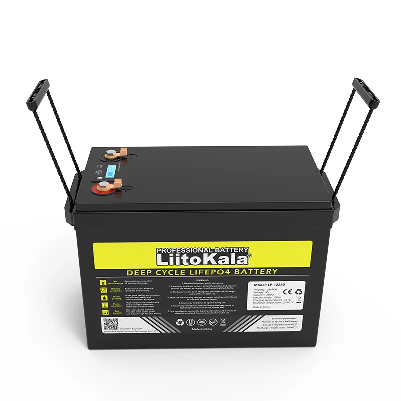 Liitokala 12v Lifepo4 Battery 280ah 310ah Lifepo4 Real Capacity Smart ...
