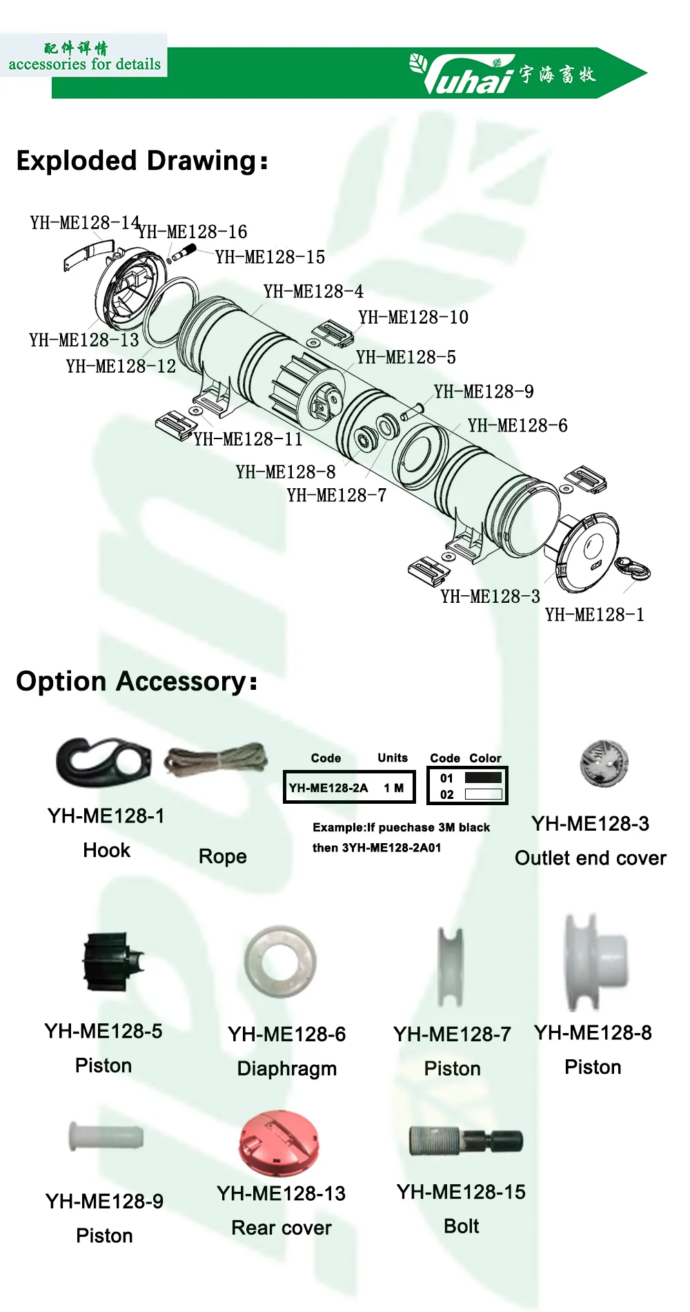 product interpuls vacuum cylinder for acr system milking machine parts286-1